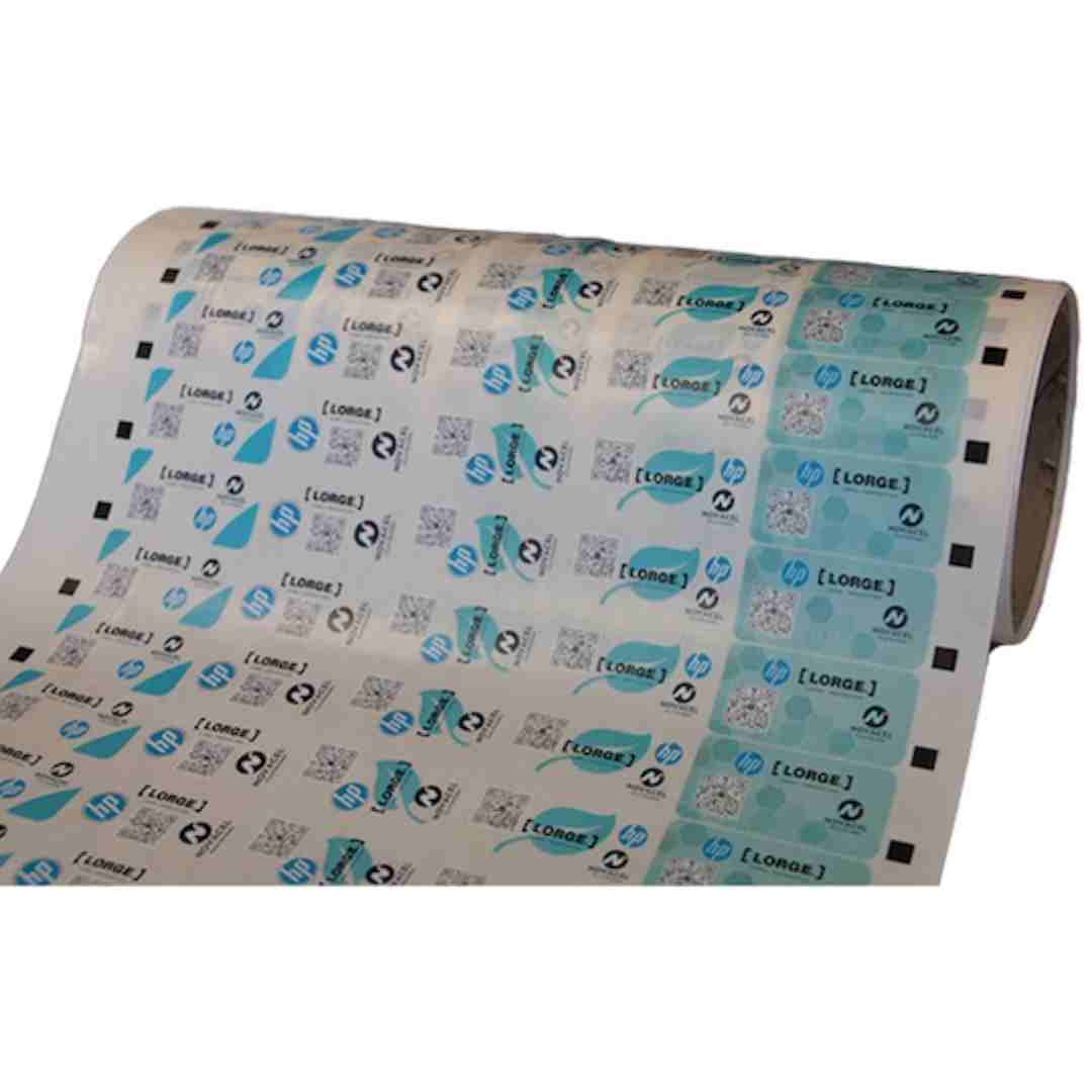 Pulpable adhesive label