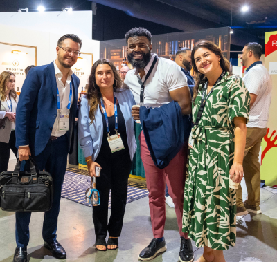 People taking a selfie