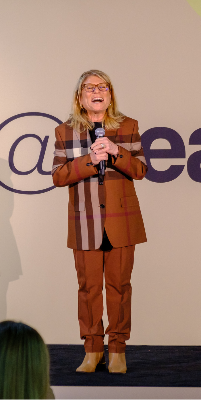 Man standing in front of Bacardi